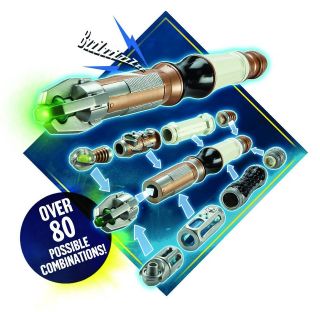 DOCTOR DR WHO PERSONAL CUSTOMIZABLE SONIC SCREWDRIVER SET LIGHTS 