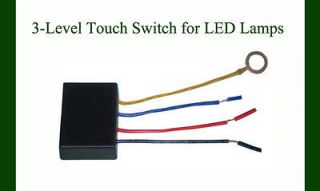 LED Lamp Parts 3 Level Touch Switch For LED Lamps Working Voltage6 