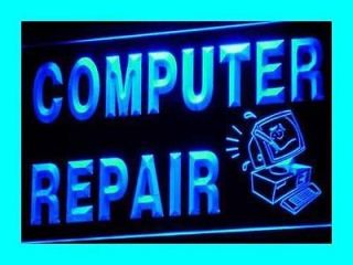 i081 b OPEN Computer Repair Display Shop NEW Light Sign