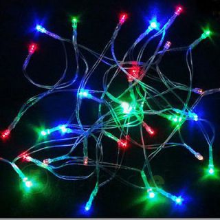   40 LED String Party Fairy AA Battery Lights Christmas Wedding Color