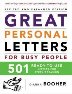   Letters for Busy People  501 Ready to Use Letters for Every
