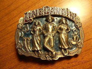 Line Dancing Solid Cast Belt Buckle, Great American Products
