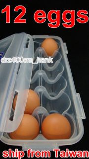   Eggs Airtight Storage Container Case With Lock and & Lock Lid HPL954