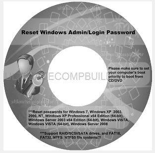Remove, Reset Windows NT, XP, Vista , 7 Login Administrator Password
