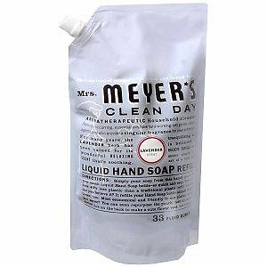 Mrs. Meyers Clean Day Liquid Hand Soap Refill, Basil 33 fl oz  New 