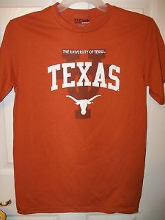 University of Texas Longhorns Orange Short Sleeve Shirt Mens Size 