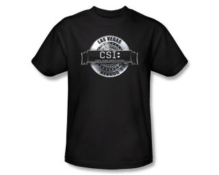 Free Ship CSI TV Show Crime Scene Badge Las Vegas T Shirt Adult Sizes 