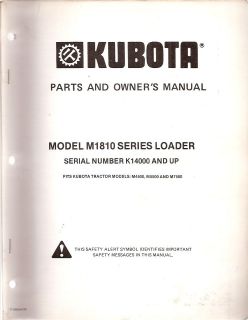 kubota loader parts