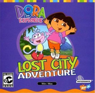   Dora the Explorer Lost City Adventure PC CD ROM Windows 98,Me,XP & Mac