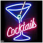 Martini Cocktail, Neon Sign, Party, Beer, Alcohol, Bar,Buffet, 17 x 21 