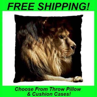 The King Lion Design  Throw Pillow Case or Cushion Case/Cover  OO2101