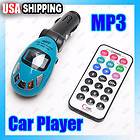   Wireless FM Transmitter USB Drive/SD/MMC Slot +Remote+Audio Cable