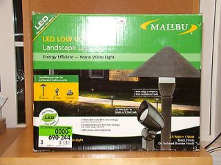 Malibu LED Low Voltage Landscape lighting Kit (NEW)