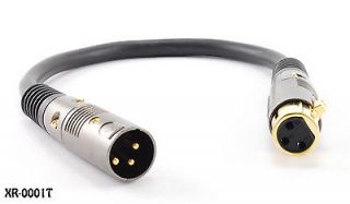   Premium XLR Male to Female Microphone Audio Extension Cable   XR 0001T