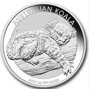 WOW ~ 2012 ~ .999 SILVER ~ KOALA BEAR ~1~OUNCE GEM COIN ~ BID & WIN 
