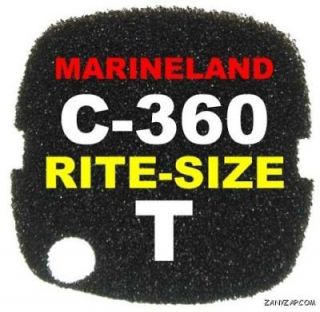 Filter Foam For Marineland C 360 Canister Rite Size T