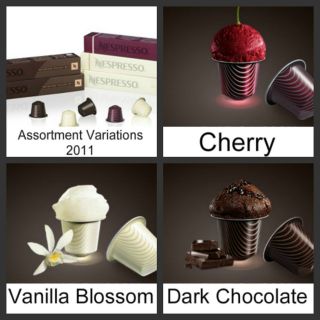 Nespresso Variations 2011 Dark Chocolate Vanilla Blossom Cherry 