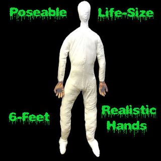 ft Life Size Male POSEABLE MANNEQUIN DISPLAY DUMMY Halloween Costume 