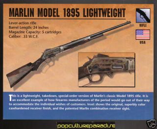 MARLIN MODEL 1895 LIGHTWEIGHT Gun Classic Firearms CARD