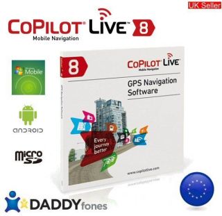 CO PILOT LIVE 8 EU MAPS FOR WINDOWS ANDROID MOBILE CARD