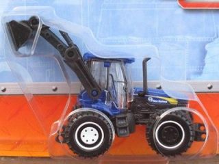 Matchbox Real Working Rigs Blue New Holland TV6070 Tractor 2010 