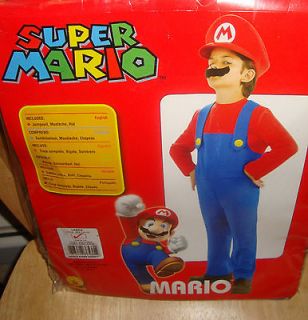 Super Mario Boys Halloween Costume New size Medium 8 10 New in 