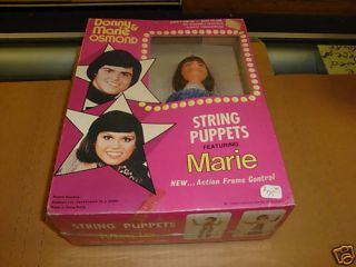 DONNY AND MARIE OSMOND MARIE STRING PUPPETS IN BOX