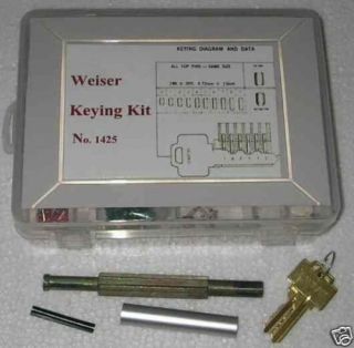 Weiser Rekeying Kit W/ Tools Locksmith Pinning Kit
