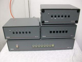 Lot of Extron Video Switchers (Model 8 Plus, SW 6 AR, SW 6AR MX)