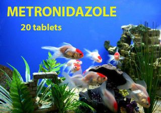Aquarium Fish Antiobitic Treatment 20 Tablets METRONIDAZOLE   No 