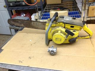 Vintage McCulloch 300 Chainsaw for Parts Only. 24 Bar. BUYER PICKUP 