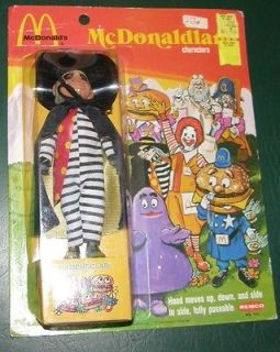 1976 McDonaldland Hamburglar Doll McDonalds Figure REMCO Toys NIB MOC 