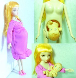 NEW Pregnant Mom doll real pregnant body baby