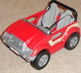 Mattel Barbie Cali California Girl Red Car Convertible Jeep Vehicle 