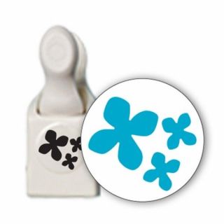 MARTHA STEWART Craft Punch 3 in 1 HYDRANGEA for Card Making Confetti 