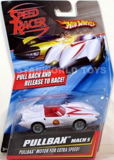   Speed Racer PULLBAX MACH 5 NEW Mattel pullback & release to race