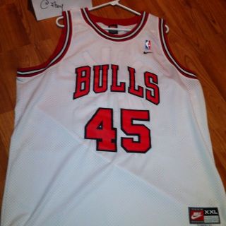 Michael Jordan #45 Nike Swingman Nba Basketball Jersey SzXXL 8403 
