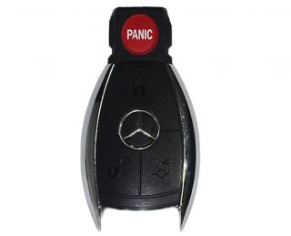 MERCEDES BENZ CHROME SMART PROX REMOTE KEY KEYLESS FOB REPLACEMENT 