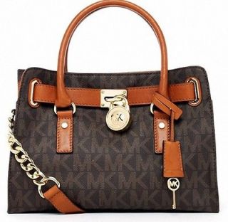 Michael Kors Hamilton Small Tote Handbag Satchel MK Logo Bag $278