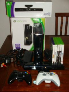 Microsoft Xbox 360 S (Latest Model)  250 GB Glossy Black Console 