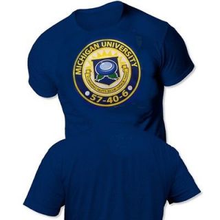 Michigan University Blue Nuts (anti Ohio State) Tee Shirt Small to 3X