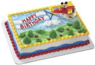 Mickey Mouse Pluto Airplane Cake Kit topper decoration