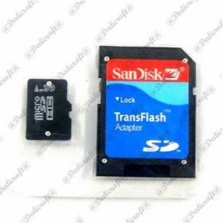   Micro SD SDHC MicroSD HC TF Memory Card + Card Adapter Case MiniSD