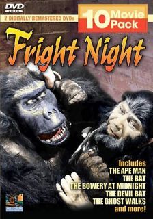 Fright Night 10 Movie Pack,HORROR 2 DVD BOX NEW FREE SHIP