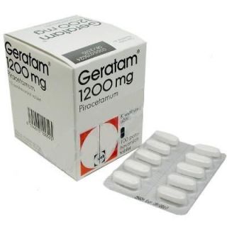   Boosters 70 Pills Geratam / Piracetam   1200mg   Memory Boost + Bonus
