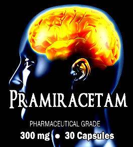 Pramiracetam 300mg 30 Cap IMPROVE Memory, Attention, Focus 