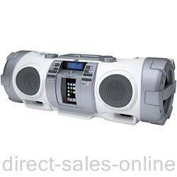 JVC RVNB51 Portable CD//WMA iPod Dock Boomblaster