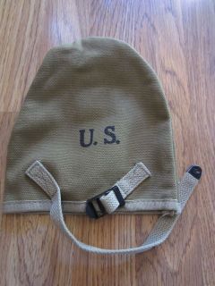   WWII US M1910 INFANTRY AIRBORNE T HANDLE SHOVEL CARRY COVER OD#3