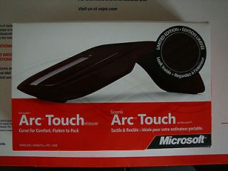 NEW RED Microsoft Wireless Mobile Mouse Arc Touch Comfort Mice OPEN 