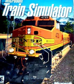 Microsoft Train Simulator (PC, 2001)   New in Box w/ Strategy Guide 